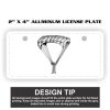 2" X 4" Aluminum License Plate  Thumbnail