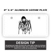 2" X 4" Aluminum License Plate  Thumbnail