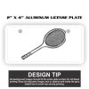 2" X 4" Aluminum License Plate  Thumbnail
