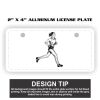 2" X 4" Aluminum License Plate  Thumbnail
