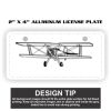 2" X 4" Aluminum License Plate  Thumbnail