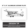 2" X 4" Aluminum License Plate  Thumbnail