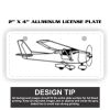 2" X 4" Aluminum License Plate  Thumbnail