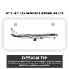 2" X 4" Aluminum License Plate  Thumbnail