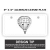 2" X 4" Aluminum License Plate  Thumbnail