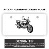 2" X 4" Aluminum License Plate  Thumbnail