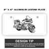 2" X 4" Aluminum License Plate  Thumbnail