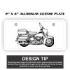 2" X 4" Aluminum License Plate  Thumbnail