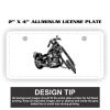 2" X 4" Aluminum License Plate  Thumbnail