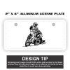 2" X 4" Aluminum License Plate  Thumbnail