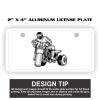 2" X 4" Aluminum License Plate  Thumbnail