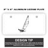 2" X 4" Aluminum License Plate  Thumbnail