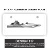 2" X 4" Aluminum License Plate  Thumbnail