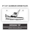 2" X 4" Aluminum License Plate  Thumbnail