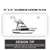 2" X 4" Aluminum License Plate  Thumbnail