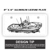 2" X 4" Aluminum License Plate  Thumbnail