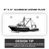 2" X 4" Aluminum License Plate  Thumbnail