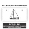 2" X 4" Aluminum License Plate  Thumbnail