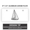 2" X 4" Aluminum License Plate  Thumbnail