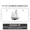 2" X 4" Aluminum License Plate  Thumbnail