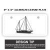 2" X 4" Aluminum License Plate  Thumbnail