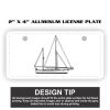 2" X 4" Aluminum License Plate  Thumbnail