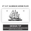 2" X 4" Aluminum License Plate  Thumbnail