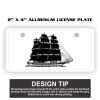 2" X 4" Aluminum License Plate  Thumbnail