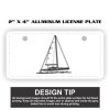 2" X 4" Aluminum License Plate  Thumbnail