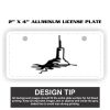 2" X 4" Aluminum License Plate  Thumbnail