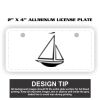 2" X 4" Aluminum License Plate  Thumbnail