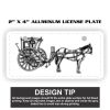 2" X 4" Aluminum License Plate  Thumbnail