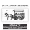 2" X 4" Aluminum License Plate  Thumbnail
