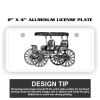 2" X 4" Aluminum License Plate  Thumbnail