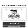 2" X 4" Aluminum License Plate  Thumbnail