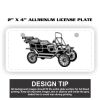 2" X 4" Aluminum License Plate  Thumbnail