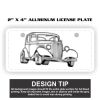 2" X 4" Aluminum License Plate  Thumbnail