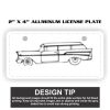 2" X 4" Aluminum License Plate  Thumbnail