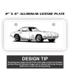 2" X 4" Aluminum License Plate  Thumbnail