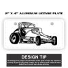 2" X 4" Aluminum License Plate  Thumbnail