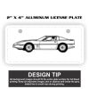 2" X 4" Aluminum License Plate  Thumbnail