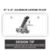 2" X 4" Aluminum License Plate  Thumbnail