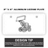 2" X 4" Aluminum License Plate  Thumbnail