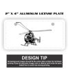 2" X 4" Aluminum License Plate  Thumbnail