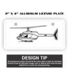 2" X 4" Aluminum License Plate  Thumbnail