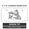 2" X 4" Aluminum License Plate  Thumbnail