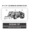 2" X 4" Aluminum License Plate  Thumbnail