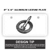 2" X 4" Aluminum License Plate  Thumbnail