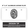 2" X 4" Aluminum License Plate  Thumbnail