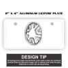 2" X 4" Aluminum License Plate  Thumbnail